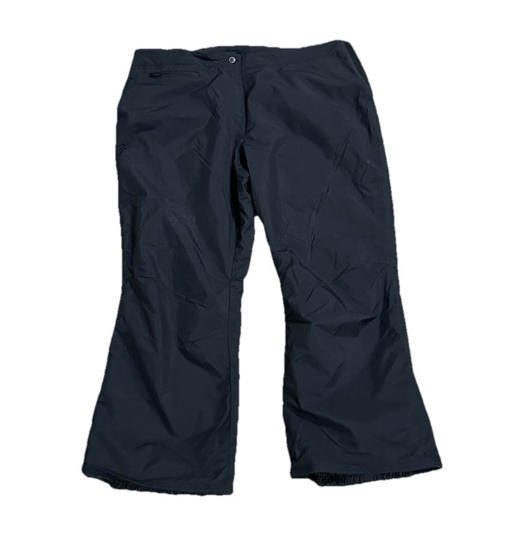 Obermeyer Womens Sugarbush Stretch Insulated Ski Pant Black Size 20 Short